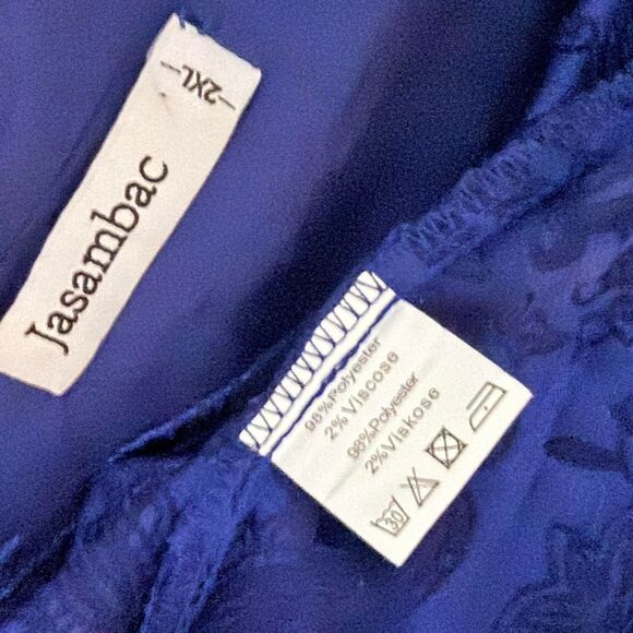 Blue and black lace-up Dress - Picture 6 of 8